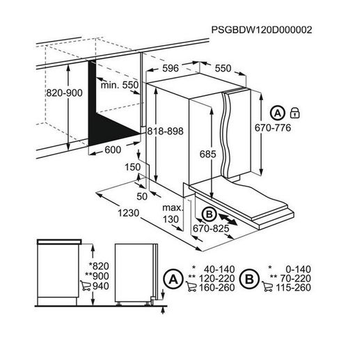 Lave-vaisselle Tout Intégrable 15 Couverts 46 Db - Eem69300l