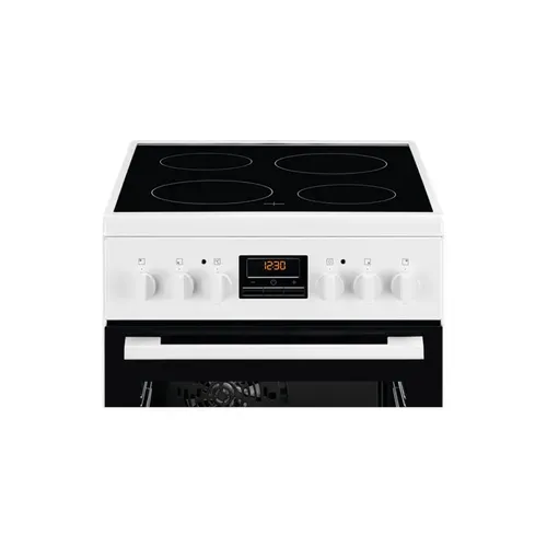Cuisinière Vitrocéramique 4 Feux 57l 50 cm Chaleur tournante Catalyse Blanc - Lkr524288w