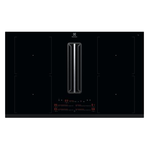 Table induction aspirante ELECTROLUX TABINDU KCC84450 83 cm vue de face
