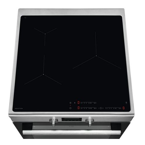 Cuisinière Induction 3 foyers Multifonctions 73l Pyrolyse Inox - Lki64890bx