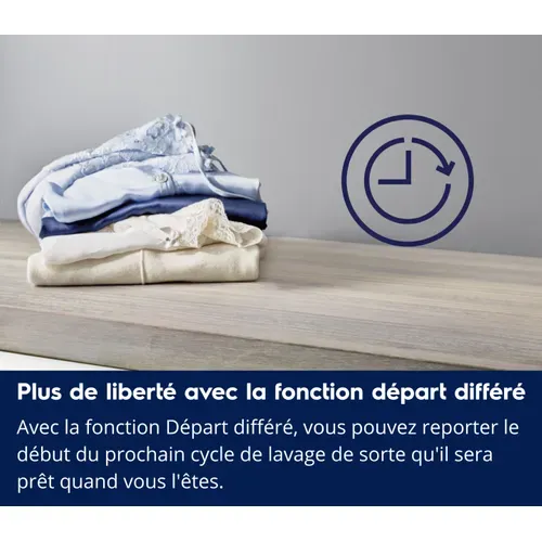 Lave-linge top ELECTROLUX EW6T5127BG 7kg Blanc