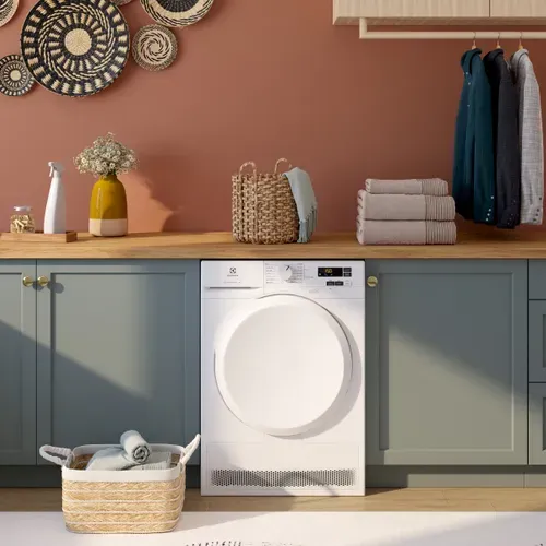 Sèche linge hublot ELECTROLUX EW6HI182PP 8kg vue d'ambiance 1