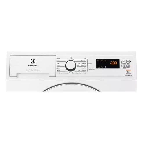 Sèche-linge Pompe à Chaleur 60cm 8kg Blanc Edhf2804dc
