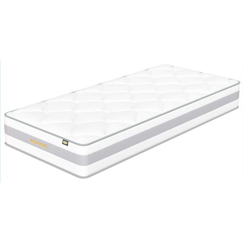Matelas à Ressorts 90x200cm, 25cm Épaisseur, Matelas 7 Zones