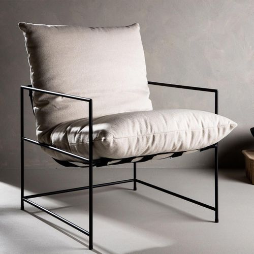 Fauteuil Design "sedalia" 86cm Blanc