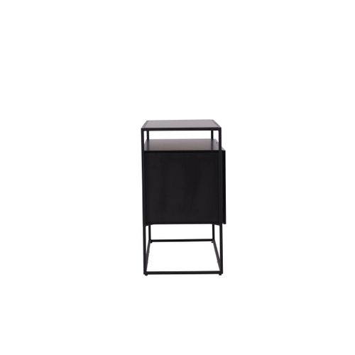 Buffet 3 Portes En Teck "kingsport" 120cm Noir