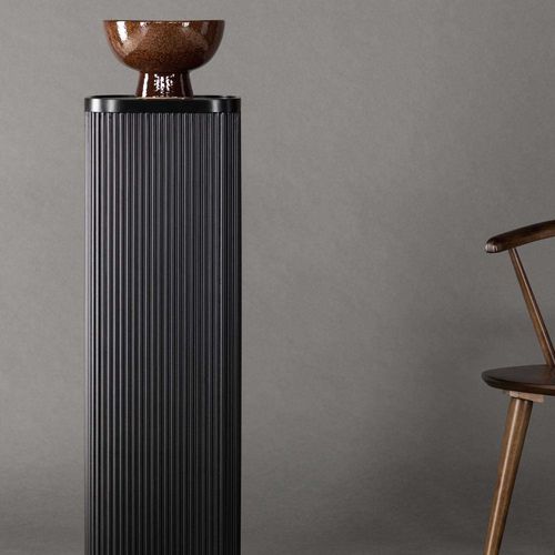 Bout De Canapé En Mdf Noir Lenox