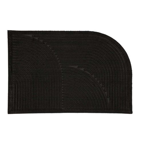 Paillasson Design "valentino" 60x90cm Noir
