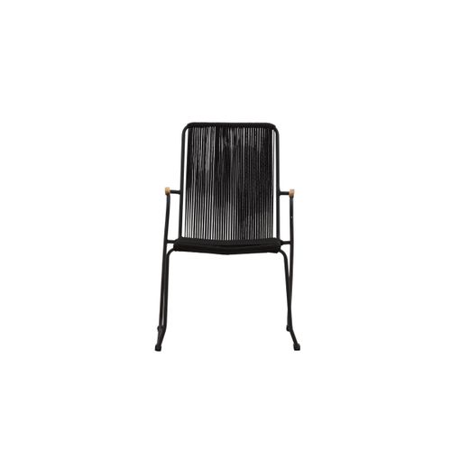 Chaise De Jardin "barton" 82cm Noir