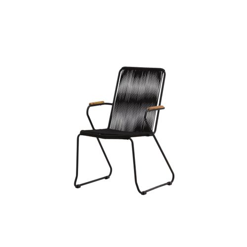 Chaise De Jardin "barton" 82cm Noir