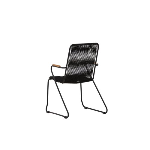 Chaise De Jardin "barton" 82cm Noir