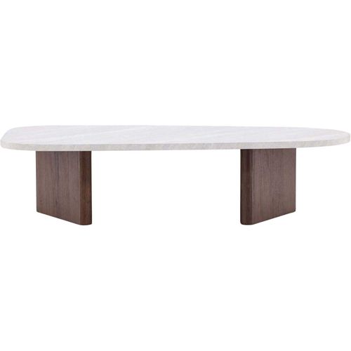 Table Basse 65 X 130 Cm Grönvik Gris, Marron