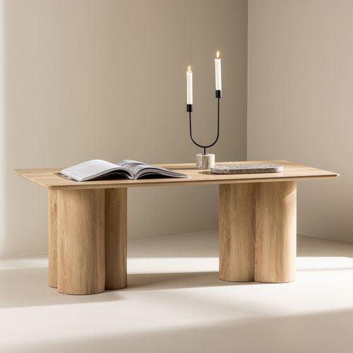 Table Basse Design "olivia" 120cm Naturel