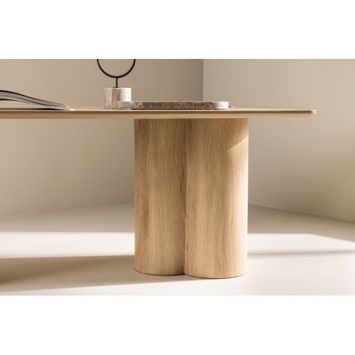 Table Basse Design "olivia" 120cm Naturel
