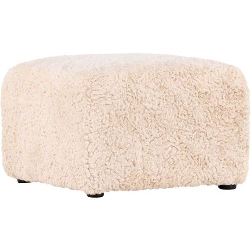 Icon Pouf Classique En Fausse Fourrure Mongole Yeti, Blanc, Poufs De S 85cm X 50cm Pouf Poire Grand Chaise Pour Chambre