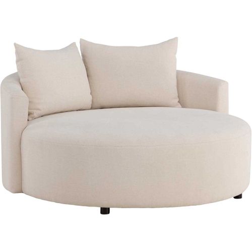 Canapé Rond ?150 Cm En Polyester Kelso