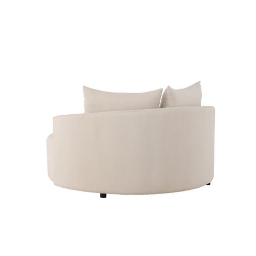 Canapé Rond ?150 Cm En Polyester Kelso