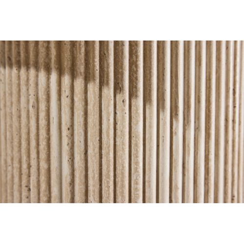 Table Basse Effet Travertin "krille" 60cm Beige