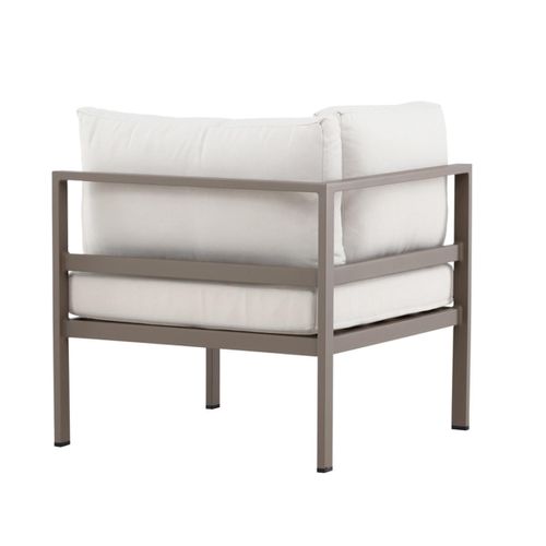 Module Canapé D'angle De Jardin "copacabana" 74cm Marron