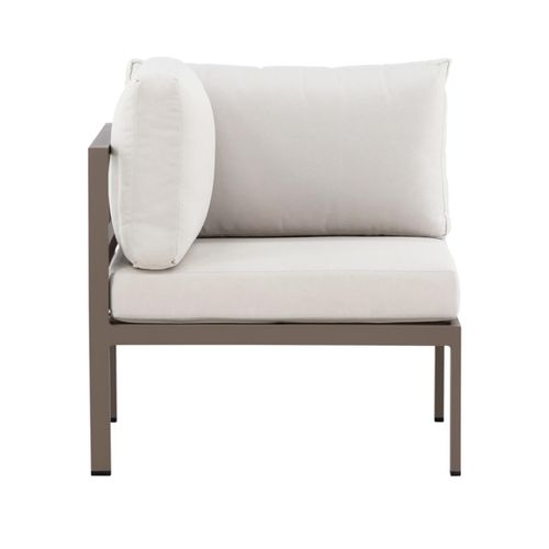 Module Canapé D'angle De Jardin "copacabana" 74cm Marron
