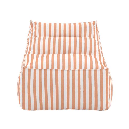 Bain De Soleil à Rayures "redang" 118cm Orange et Blanc