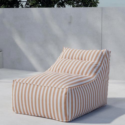 Bain De Soleil à Rayures "redang" 118cm Orange et Blanc