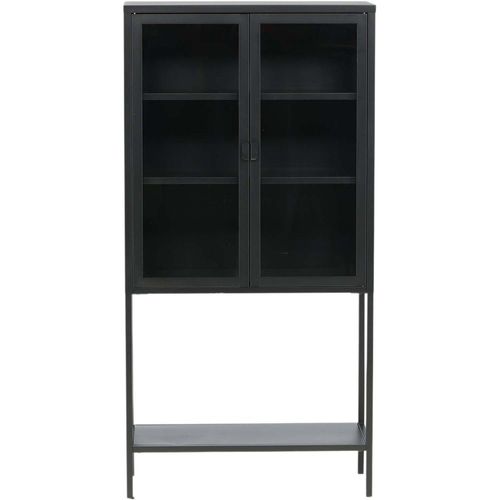 Vitrine En Acier 2 Portes Misha Noir