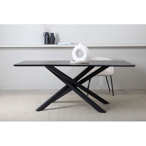 Table à Manger "piazza" 180cm Noir