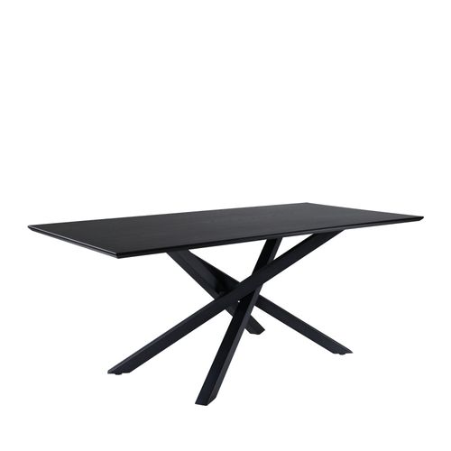 Table à Manger "piazza" 180cm Noir