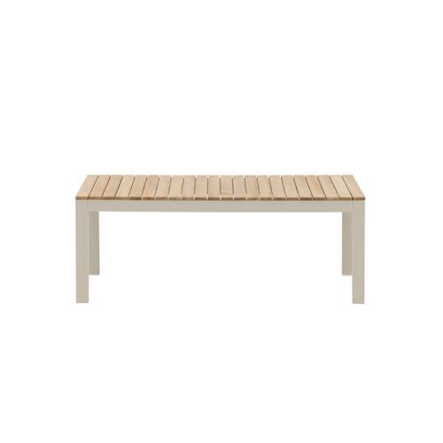 Table Basse De Jardin En Alu Et Teck Brasilia