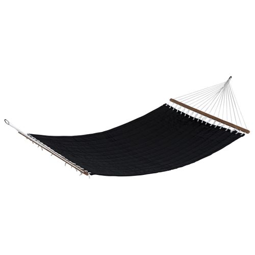 Detex® Hamac en tissu avec support 274x82cm hamac suspendu sur pied