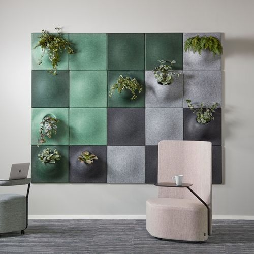 Dalle acoustique PLANT PANEL BUT PRO à l'unité  L.57 x l.57 mousse