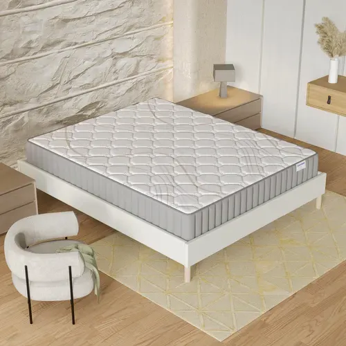 Matelas Mousse 140x190 cm SIRIUS - Accueil Latex Naturel - Epaisseur 22 cm
