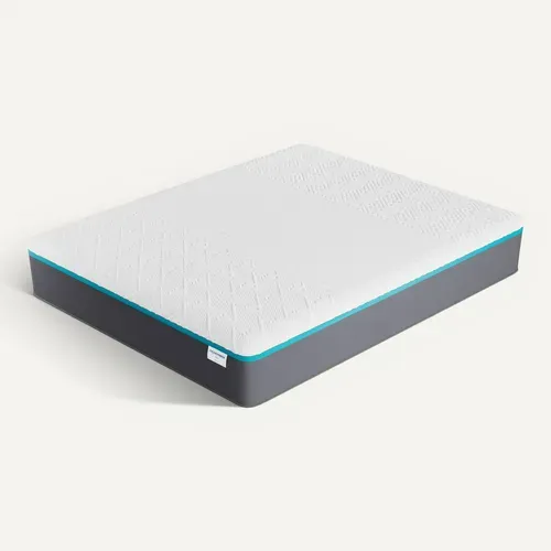 Matelas mousse latex 160x200 cm ferme, accueil gel mémoire de forme, 28 cm d'épaisseur
