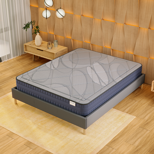 Matelas mousse charbon 140x190 cm accueil mémoire de forme Ép.22 cm