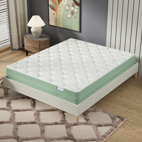 Matelas mousse végétale 90x190 cm accueil mémoire de forme Ép.22 cm