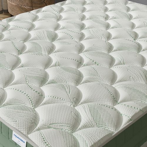 Matelas mousse végétale 90x190 cm accueil mémoire de forme Ép.22 cm