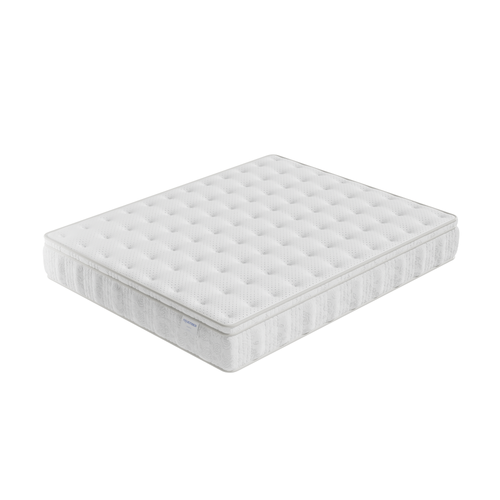 Matelas ressorts ensachés 160x200 cm accueil mousse charbon Ép.30 cm