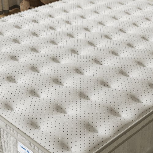 Matelas ressorts ensachés 160x200 cm accueil mousse charbon Ép.30 cm