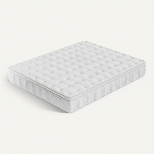 Matelas ressorts ensachés 120x190 cm accueil mousse charbon Ép.30 cm