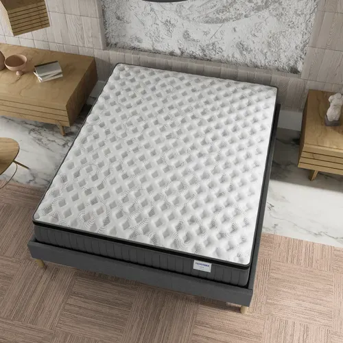 Matelas hybride 90x200 cm ELEKCTRA accueil mémoire de forme épaisseur 30 cm