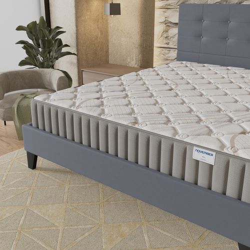 Ensemble 120x190 cm, lit avec tête de Lit + matelas mousse, ép.16cm accueil latex