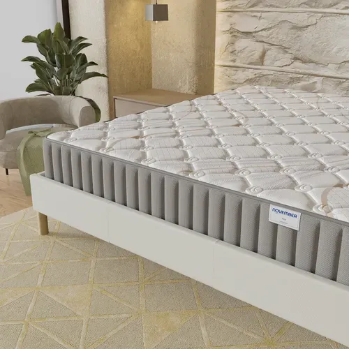 Ensemble 180x200cm, sommier + matelas mousse, ép.16cm, accueil latex