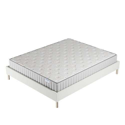 Ensemble 180x200 cm, sommier + matelas mousse, ép.16cm à mémoire de forme