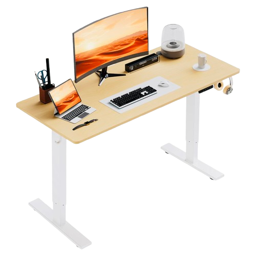 Bureau Assis Debout 60 X 110 Cm, Fonction Mémoire Et Anti-collision,bureau Réglable 70-117cm