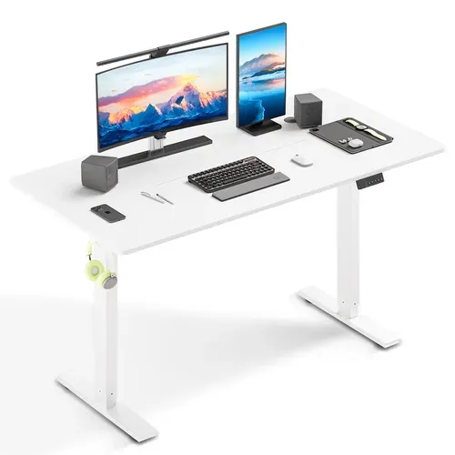 Bureau Assis Debout 80 X 160 Cm, Fonction Mémoire Et Anti-collision,bureau Réglable 70-117cm