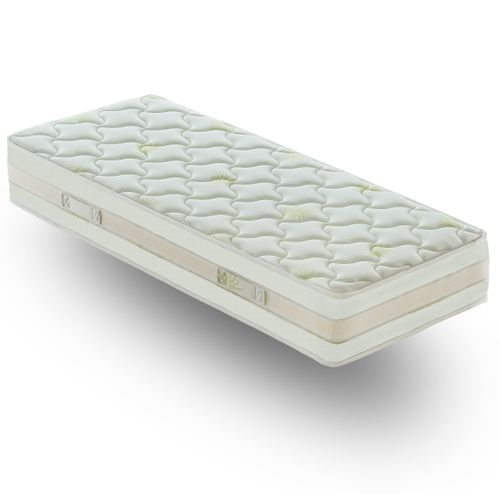 Matelas Mousse 80x200 - Accueil Mémoire De Forme - Hauteur 25 Cm - Housse Amovible - Modèle Ibiza
