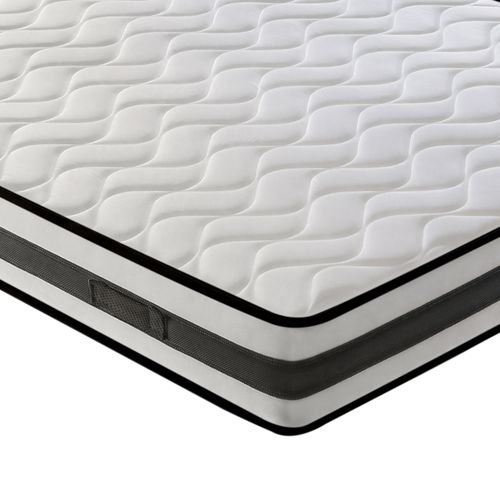 Matelas Mousse 90x200 Cm FENIS - Réversible - Côté Été/hiver - Epaisseur 20 Cm