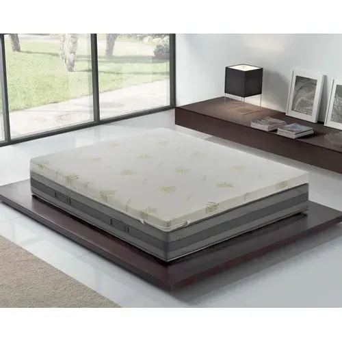 Surmatelas Mousse Mémoire De Forme De 5 Cm 140x190 - Revêtement Amovible En Aloe Vera