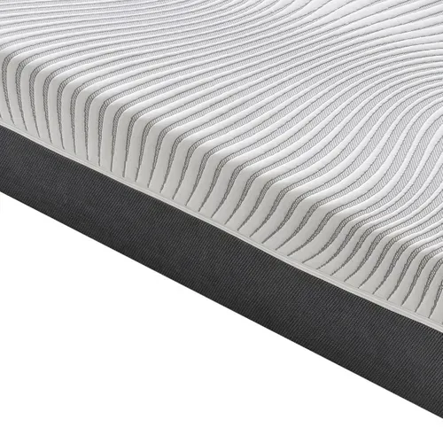 Matelas Ressorts Ensachés 90x200 Accueil Mémoire De Forme - Hauteur 20 Cm - Housse Amovible